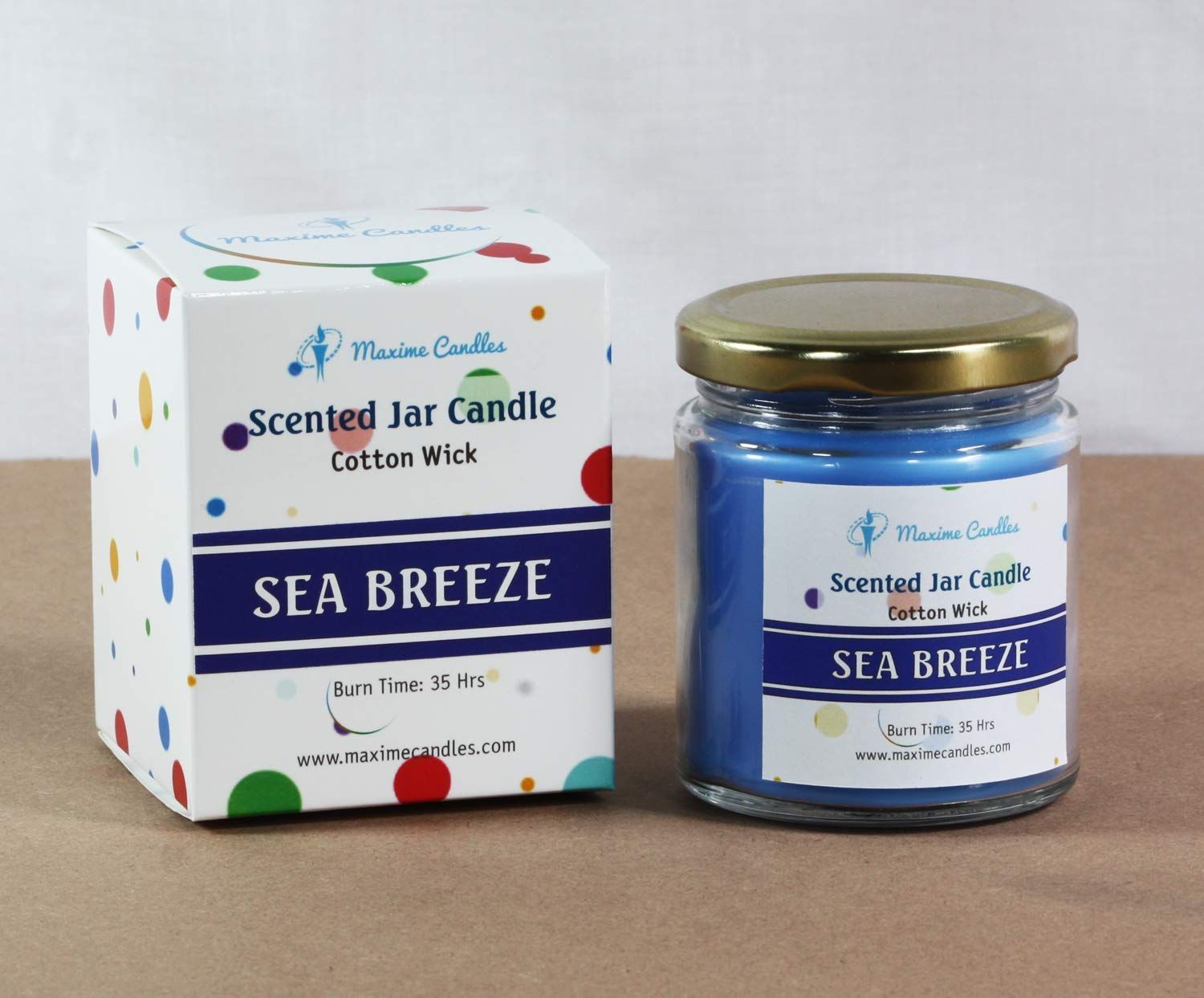 Seabreeze Fragranced Glass Jar Scented Candle
