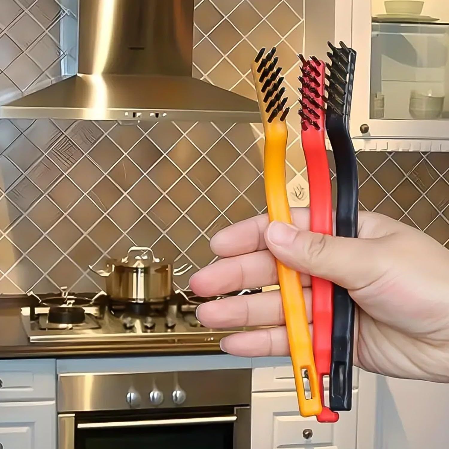 DHRUVINSRI Wire Brush and Scraper Set (5 Pcs Set)