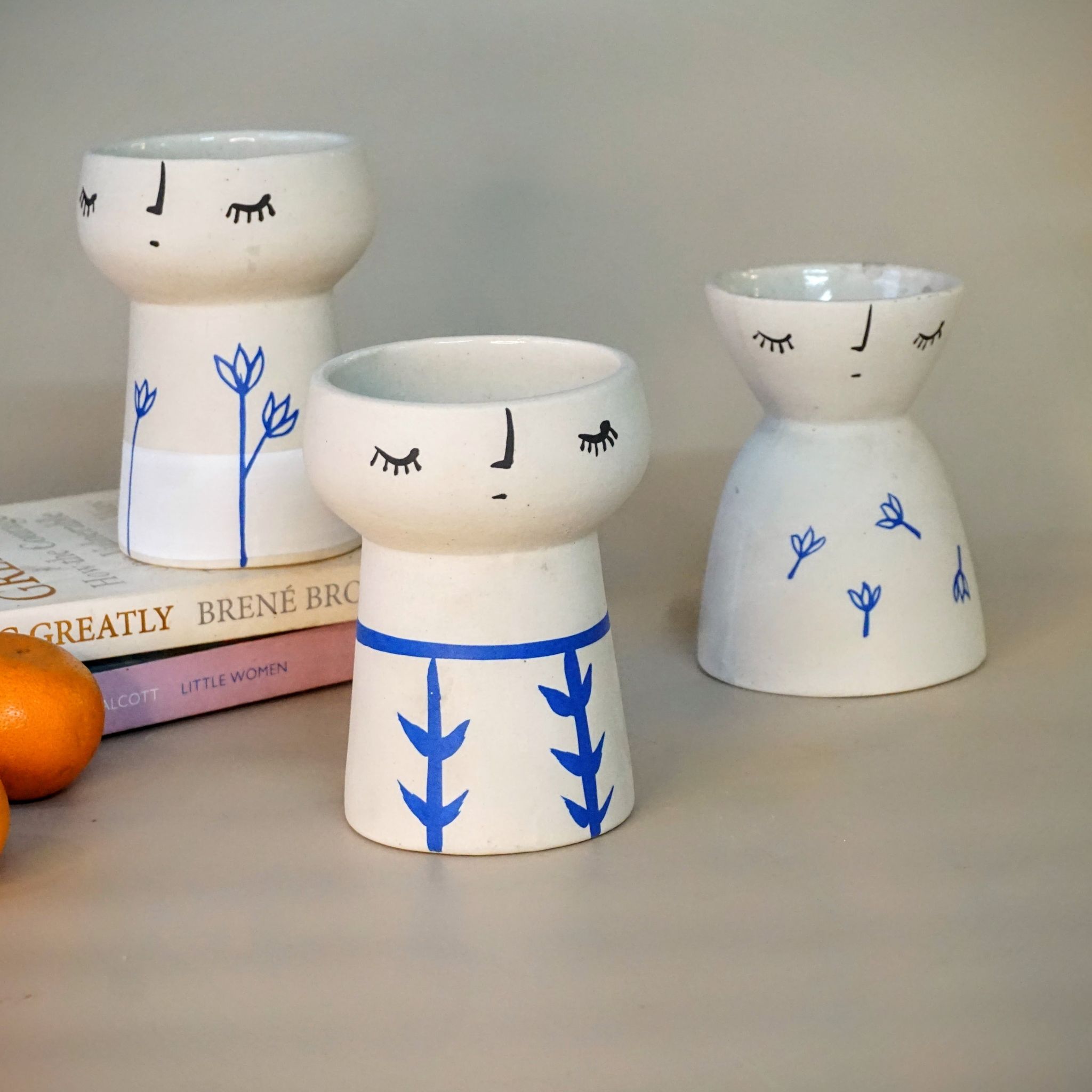 Pretty Please Ceramic Vases | Set of Three