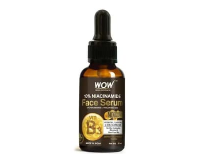 WOW Skin Science 10% Niacinamide Face Serum with Hyaluronic Acid - 30 ml WOW Skin Science 10% Niacinamide Face Serum with Hyaluronic Acid - 30 ml