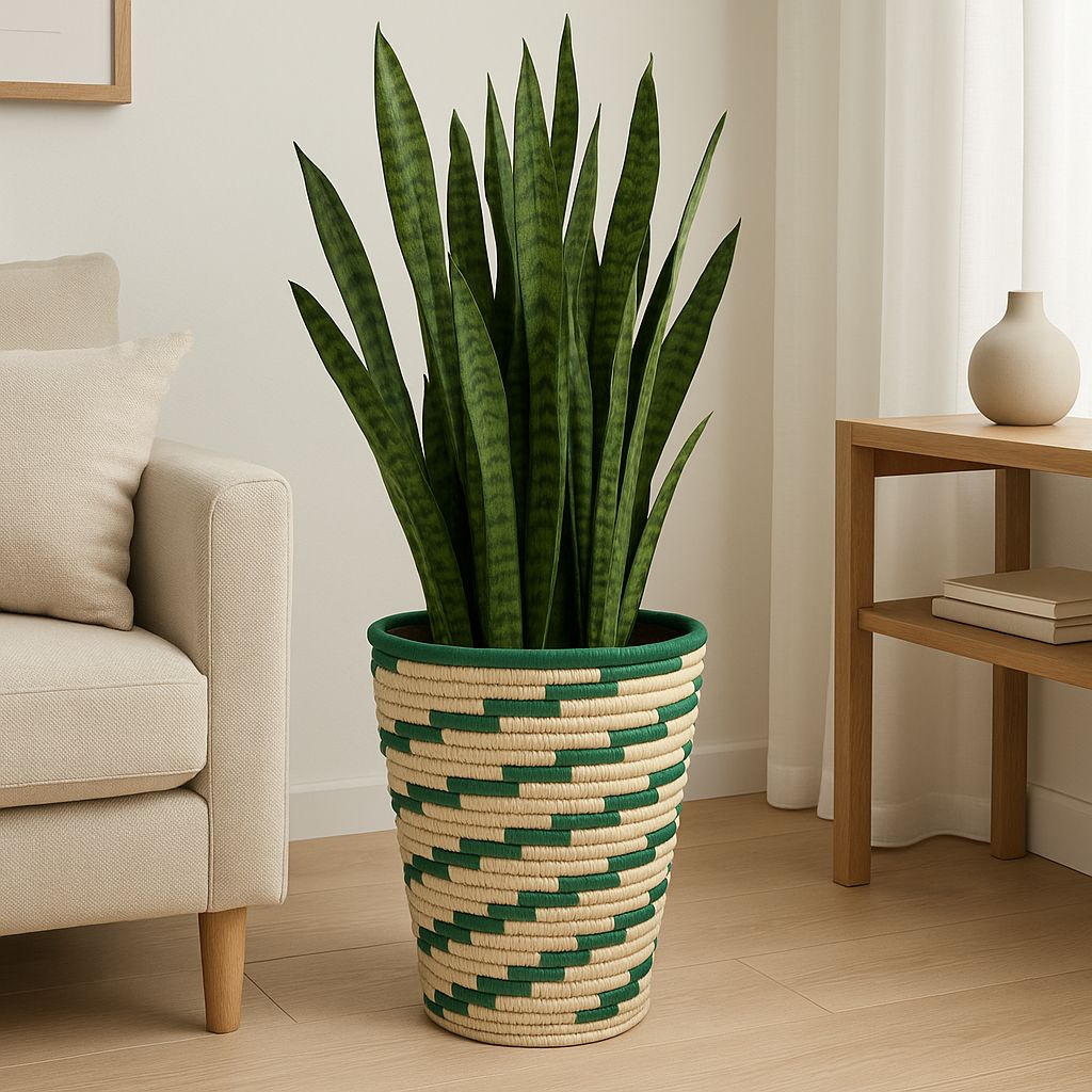 Verdura Tiger Grass Conical Planter