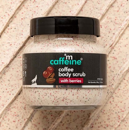 mCaffeine Moisturizing & Creamy Coffee Body Scrub with Berries for Smooth Skin - 200g mCaffeine Moisturizing & Creamy Coffee Body Scrub with Berries for Smooth Skin - 200g