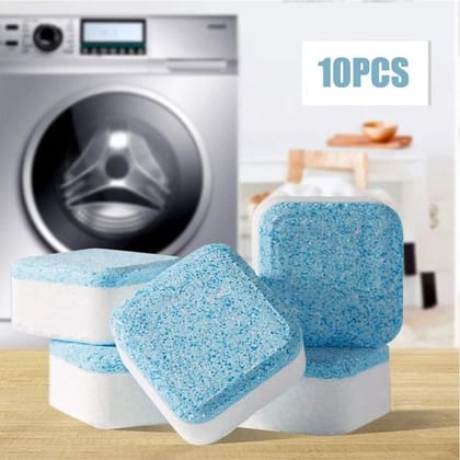 10 Pcs Washing Machine Cleaner Tablets Deep Cleaning & Descaling for Front & Top Load Machines, Drum & Tub Stain Remover 10 Pcs Washing Machine Cleaner Tablets Deep Cleaning & Descaling for Front & Top Load Machines, Drum & Tub Stain Remover