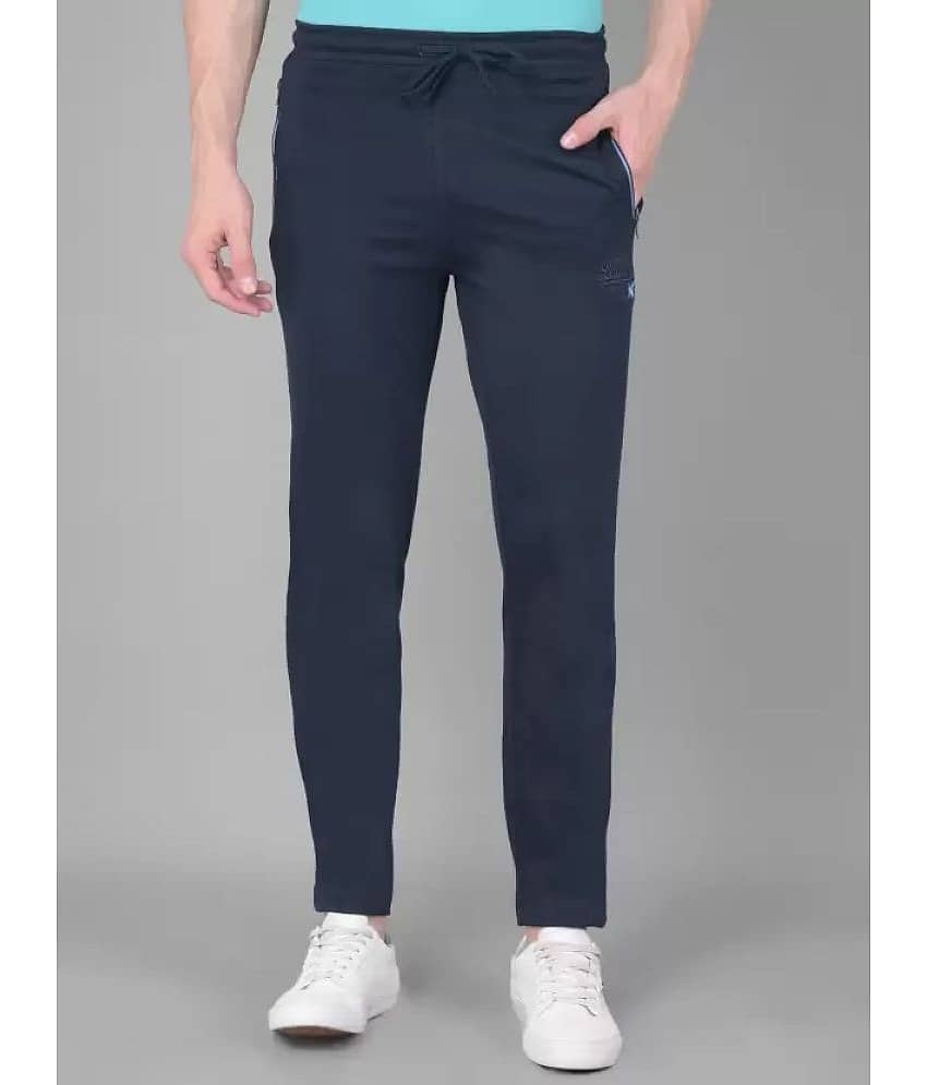 Dollar Force nxt Navy Cotton Men's Trackpants ( Pack of 1 )