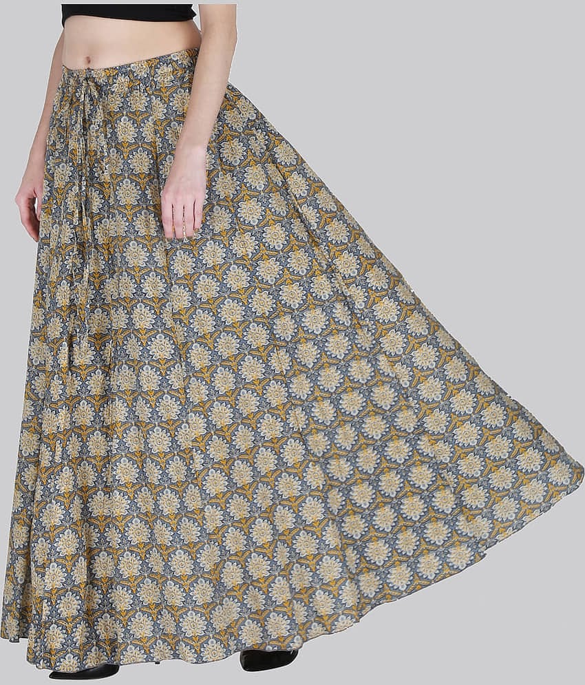 Sttoffa Grey Cotton Women's Ball Gown Skirt ( Pack of 1 )