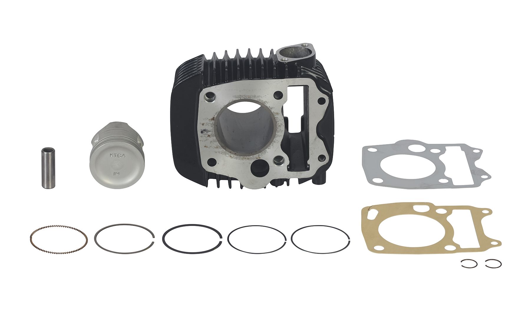 Hero Genuine Engine Cylinder Block Kit With Piston for Glamour | Complete Kit | High Durability | OEM Fit | Corrosion Resistant | Reliable Performance | Easy Installation - 21K210S