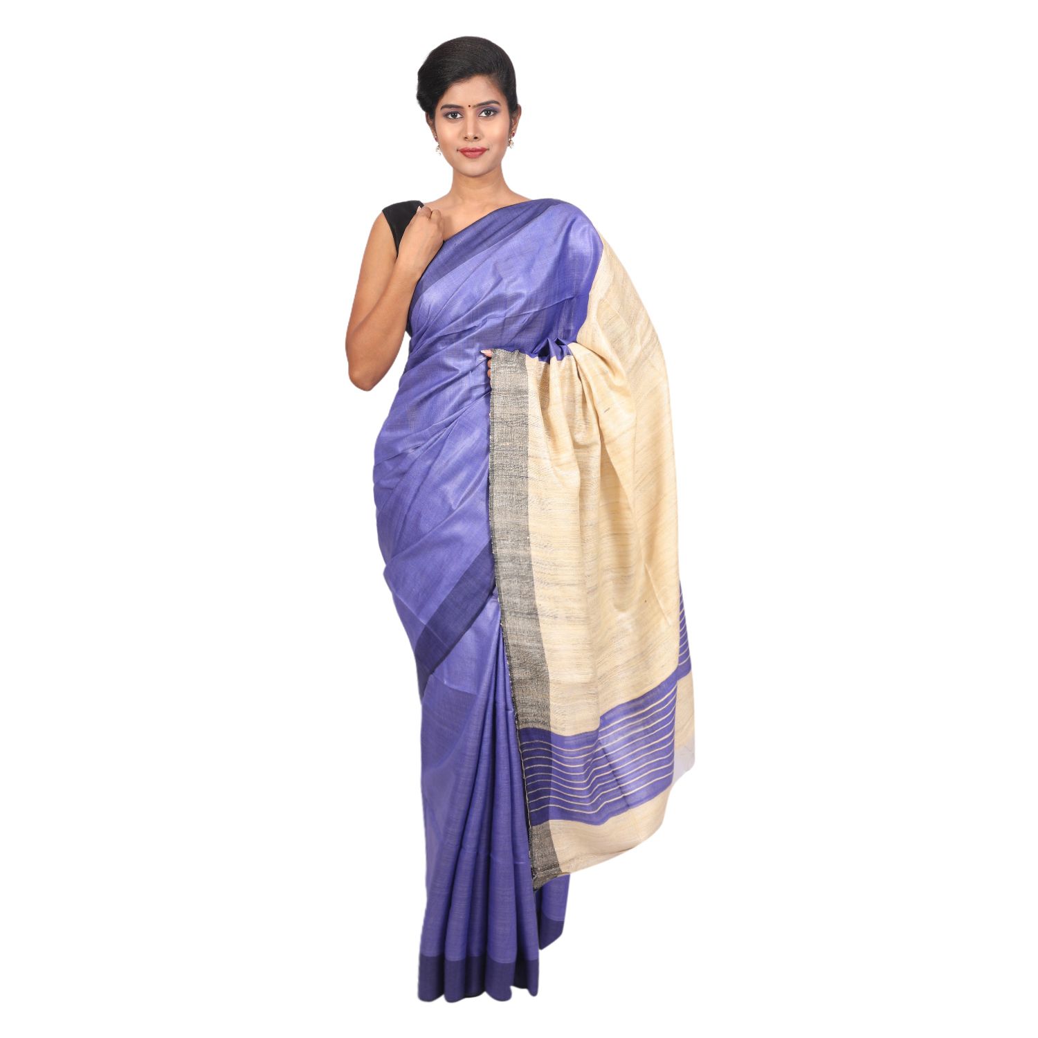 HANDLOOM KOSA SAREE WITH BLOUSE (SKU - 1ST110121120 SAREE- 167)