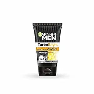 Garnier Men Turbo Bright Anti- Pollution Double Action Face Wash Skin 50 GRAM