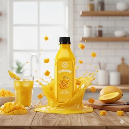SUPERDRINKS Mango Juice Drink | 200ml Single Serve Bottle| 100% Pure Fruit Juice| Antioxidant Rich, Ready to Drink, Liquid Form ( pack of 6 ) SUPERDRINKS Mango Juice Drink | 200ml Single Serve Bottle| 100% Pure Fruit Juice| Antioxidant Rich, Ready to Drink, Liquid Form ( pack of 6 )