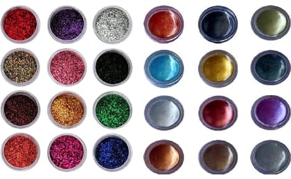 Elecsera Multicolor Shining Eyeshadow Shimmer/Glitter Powder 24 Pcs (Multicolor)