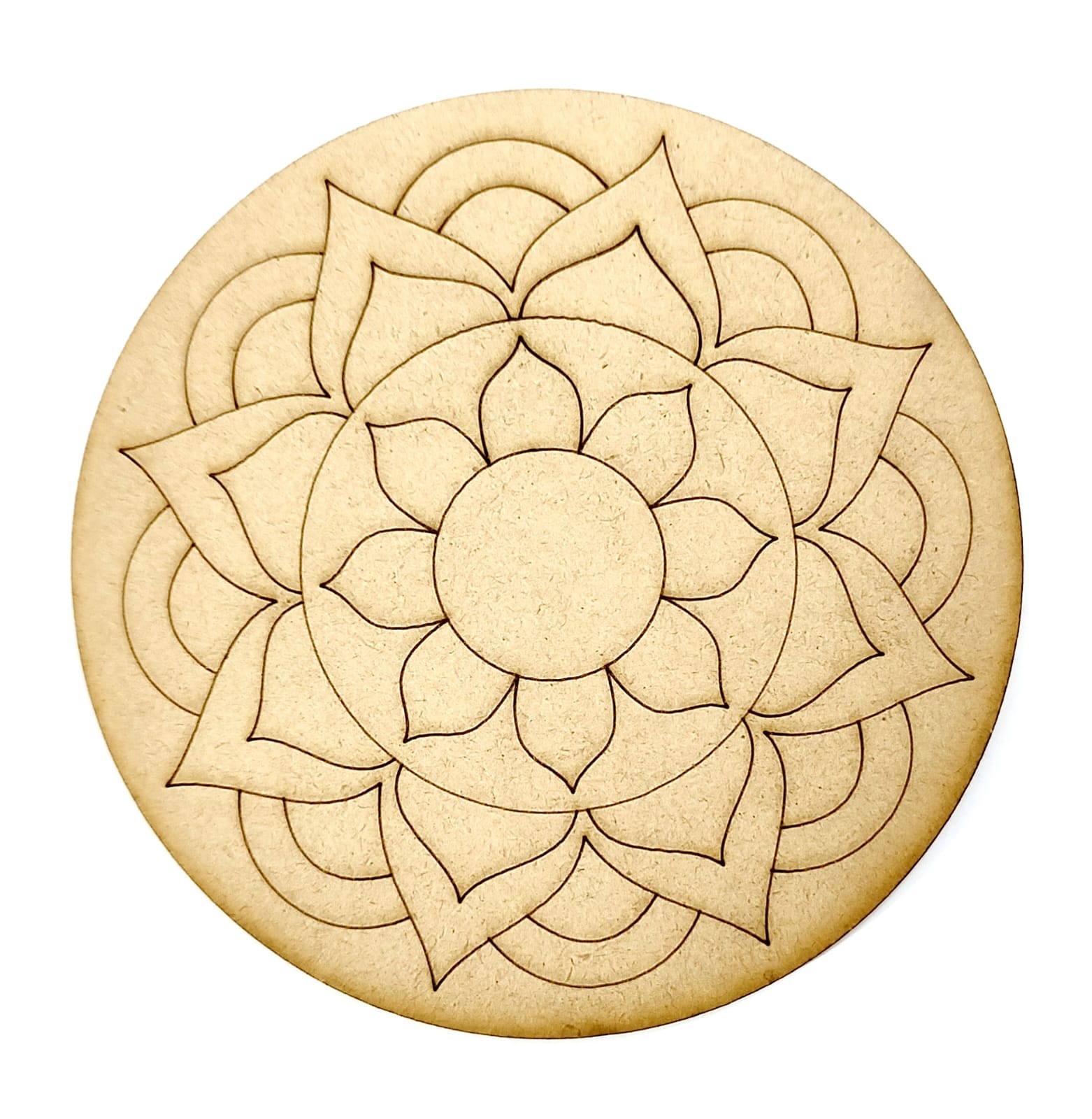 Brand Zero Pre Marked MDF Base - Design 2028 - Select Your Preference Of Size & Thickness