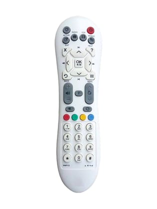 Supratech Remote Control Compatible with Videocon D2H Set Top Box – Fully Functional IR Remote | Replacement for Original Videocon DTH Remote
