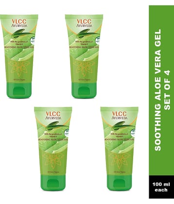 Vlcc Ayurveda Soothing Aloe Veragel , 100G(Pack Of 4)