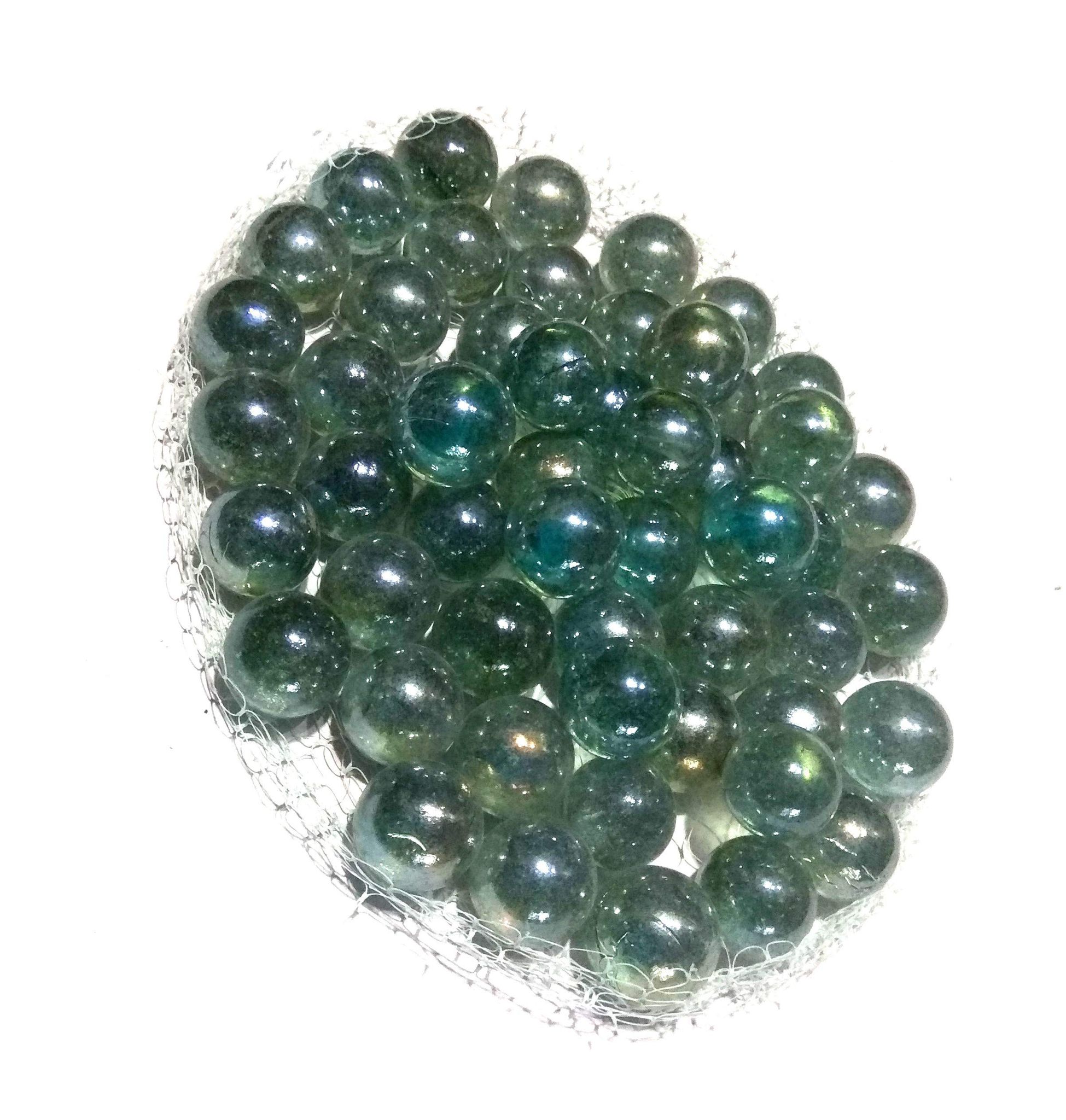 Nawani Collections 50 Pcs Glass Marbles with Shooter, Classic Game, Real Glass Marbles, Unique Collection, Showpiece, Decorative, Antique, Unisex, Adult, 3+ Years