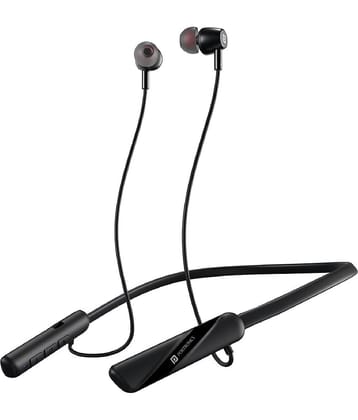 Portronics In-the-ear Bluetooth Headset with Upto 30h Talktime Water Resistant - Black