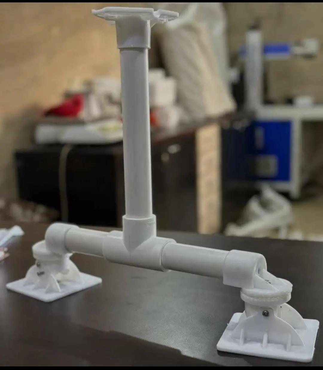 CCTV Camera Mount 24inch (60.96cm) T-Type, Universal Wall & Ceiling Bracket for Indoor & Outdoor Use,Adjustable Security Camera Stand