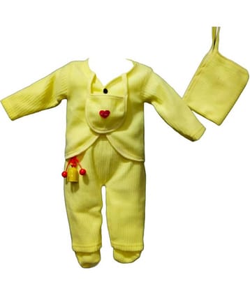 EPOCHLITE Single Unisex for Baby Woollen Shrugs ( Yellow )