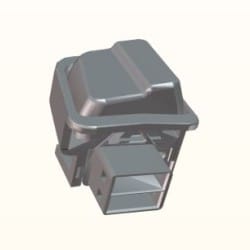 Hero Genuine Switch Unit Dimmer for Duet | Precise Headlamp Control | OEM Fit and Finish | Reliable Electrical Performance | Long-Lasting Durability | Easy Installation- 35170AAY001S