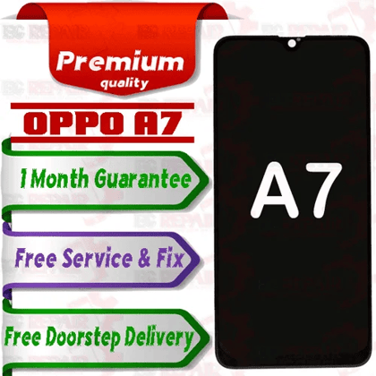 Oppo A7 Combo LCD with Touch Screen for A7 Black (display glass combo folder) premium Oppo A7 Combo LCD with Touch Screen for A7 Black (display glass combo folder) premium