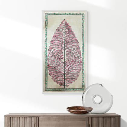 Tree of Life Patta Tussar Painting
