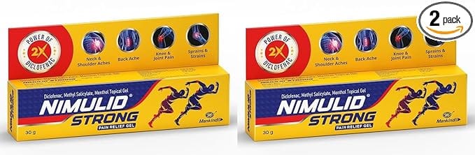 NIMULID Pain Relief GEL 30 GM x Pack of 2