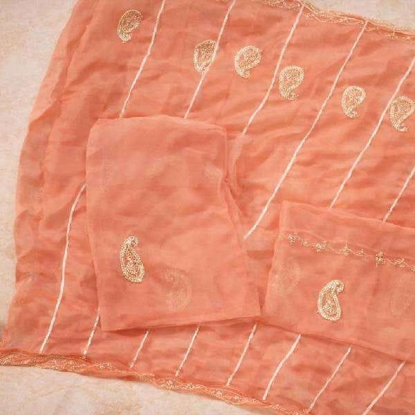 rajasthani poshak peach color