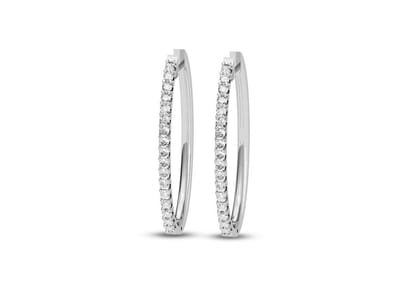 A Fine Line Hoop Earrings