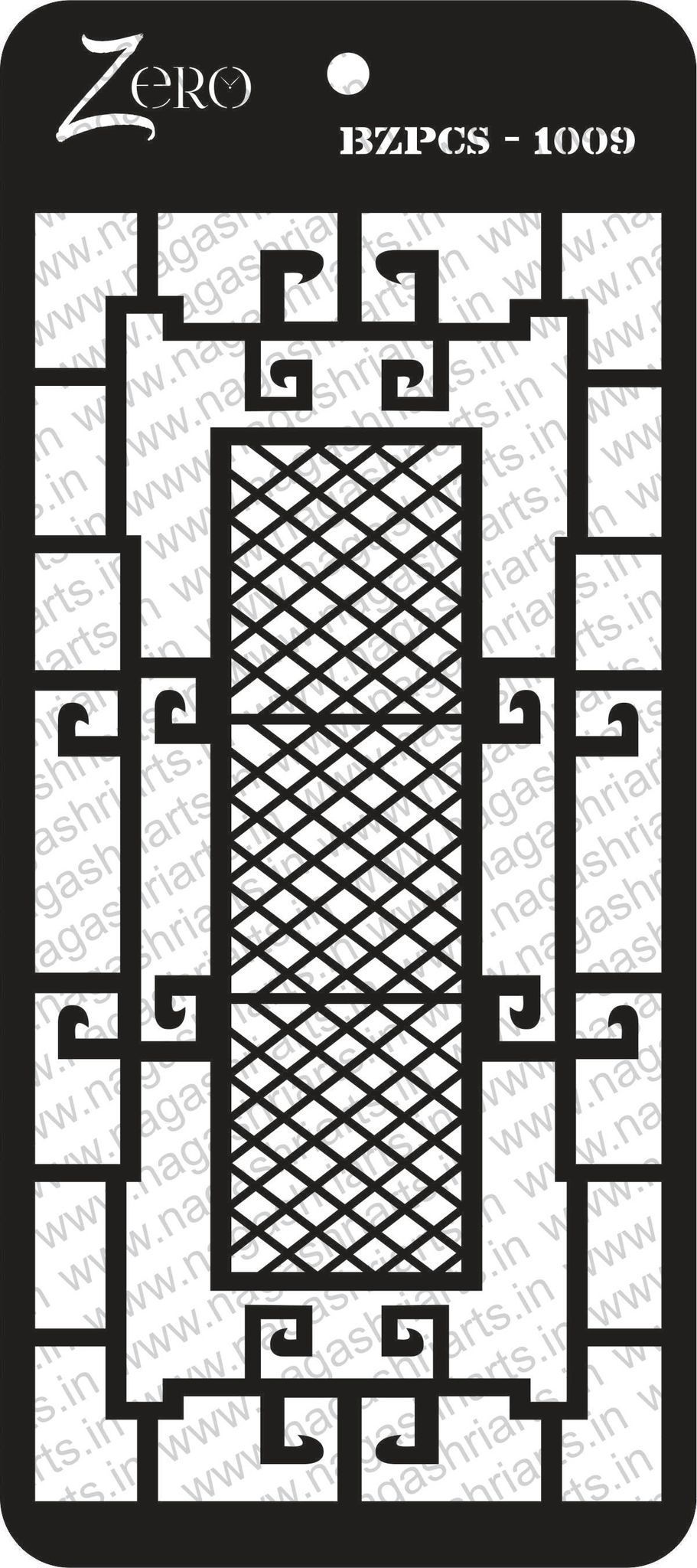 Brand Zero Pratibimb Craft Stencil - Code: BZPCS-1009