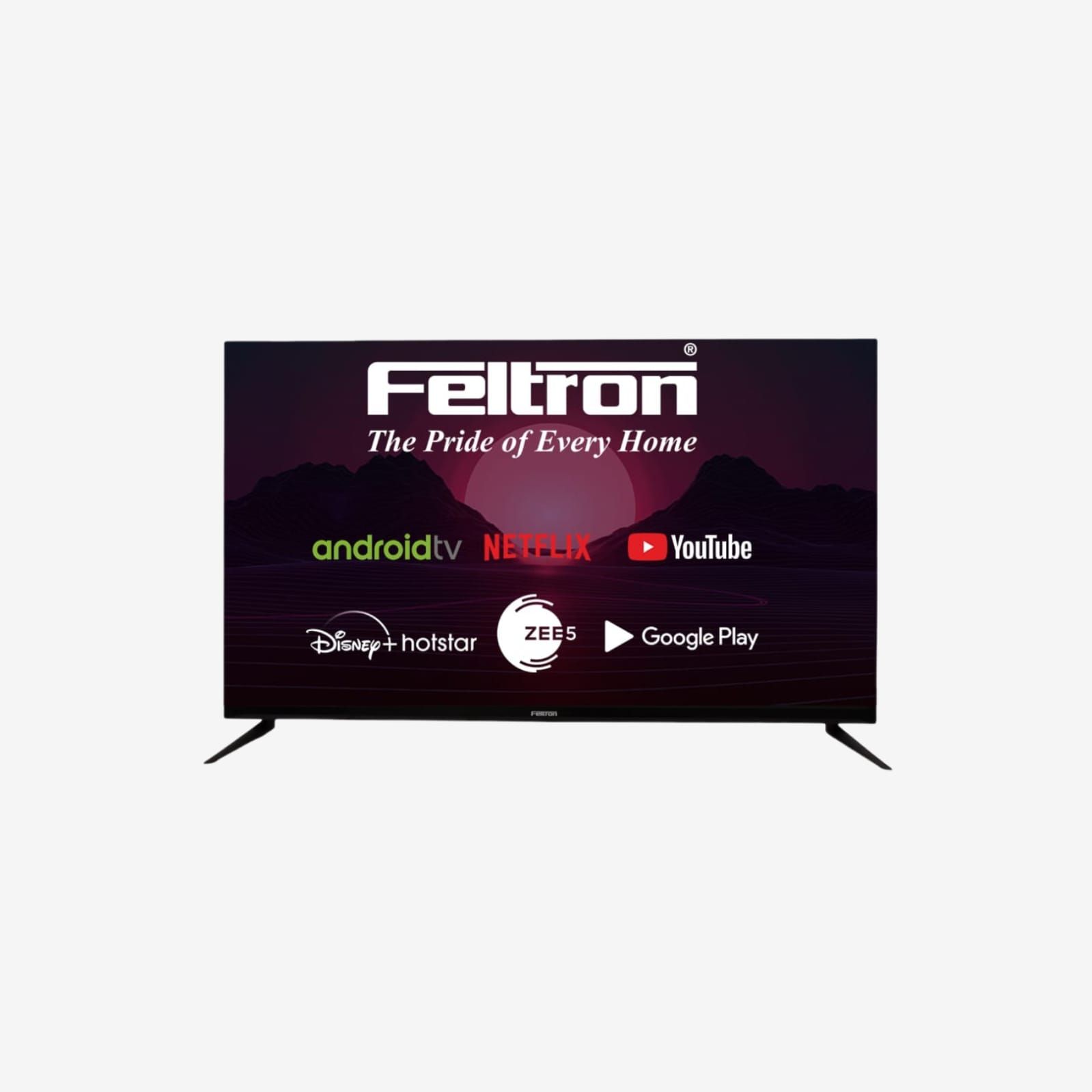 Feltron 80 Cm (32 Inches) Frameless HD Ready Android Smart LED TV (Black)