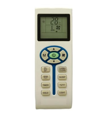 AC Remote No.166 with Backlight Lloyd AC Remote Control (White)