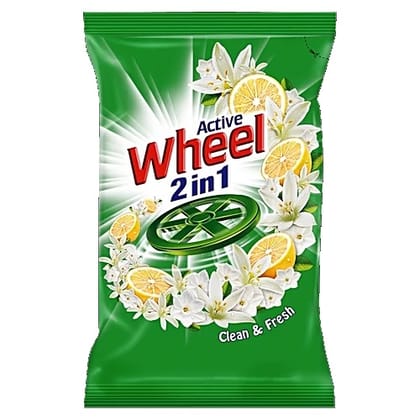 Wheel Green Lemon & Jasmine Detergent Powder, 4 kg