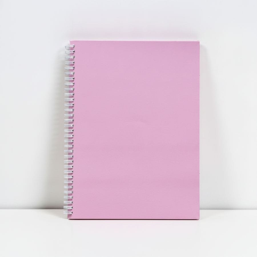 Spiral Bound Notebook - Pink