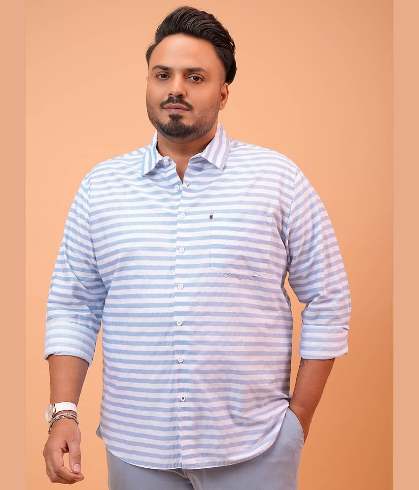Highlander 100% Cotton Regular Fit Striped Full Sleeves Men's Casual Shirt - Multicolor ( Pack of 1 )