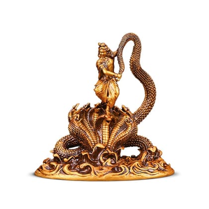 Artarium Dancing Krishna Ji with Kaliya Naag Statue Standing Kanha Idol Lord Murari Murti Antique Decorative Showpiece for Car Dashboard Home Decor Pooja Room Gifting (Dancing Krishna 3.5 Inch) Artarium Dancing Krishna Ji with Kaliya Naag Statue Standing Kanha Idol Lord Murari Murti Antique Decorative Showpiece for Car Dashboard Home Decor Pooja Room Gifting (Dancing Krishna 3.5 Inch)