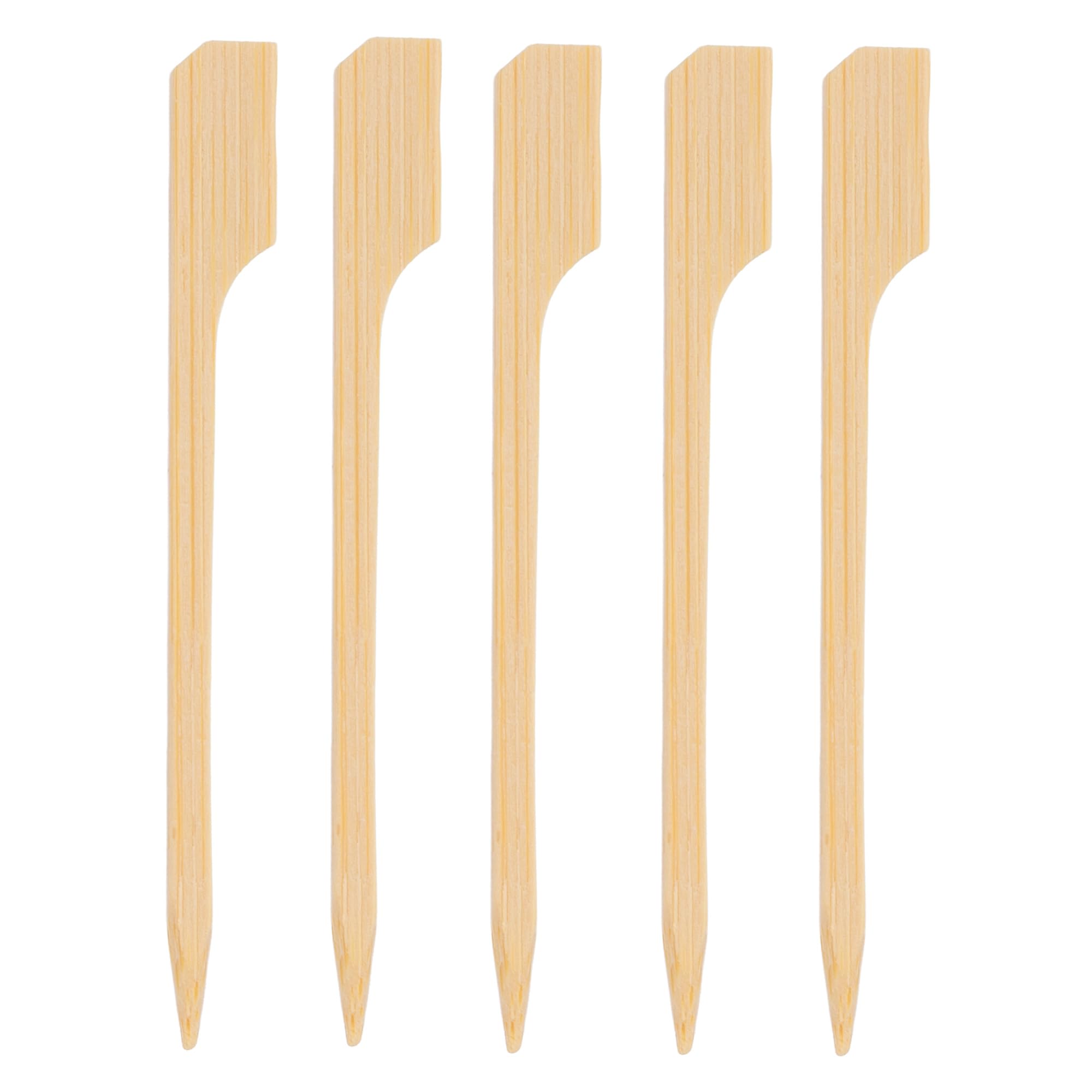 Bamboo Skewer cPack of 50 Sticks | Eco-Friendly BBQ & Snack Sticks - Set of 2
