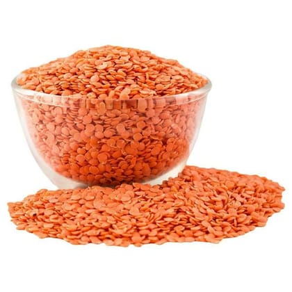 Unpolished Red Masoor Dal Split 500 gm.
