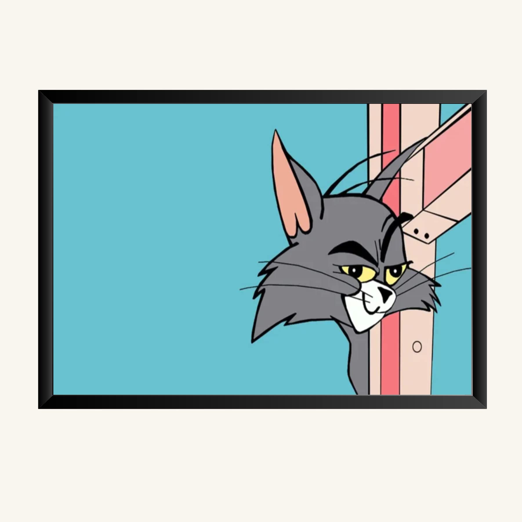 NOKKES Tom And Jerry Photo Frame Wall Poster 8X12 In Printed Poster Photo Paper 300Gsm Photo Frame For Wall Decoration _45