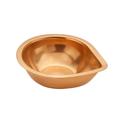 Plain Copper Diya for Pooja � Small Size (Pack of 3) � 60 mm Length x 52 mm Width � Traditional Oil Lamp for Festival, Temple, and Ritual Use � Decorative Deepak for Puja Room Plain Copper Diya for Pooja � Small Size (Pack of 3) � 60 mm Length x 52 mm Width � Traditional Oil Lamp for Festival, Temple, and Ritual Use � Decorative Deepak for Puja Room