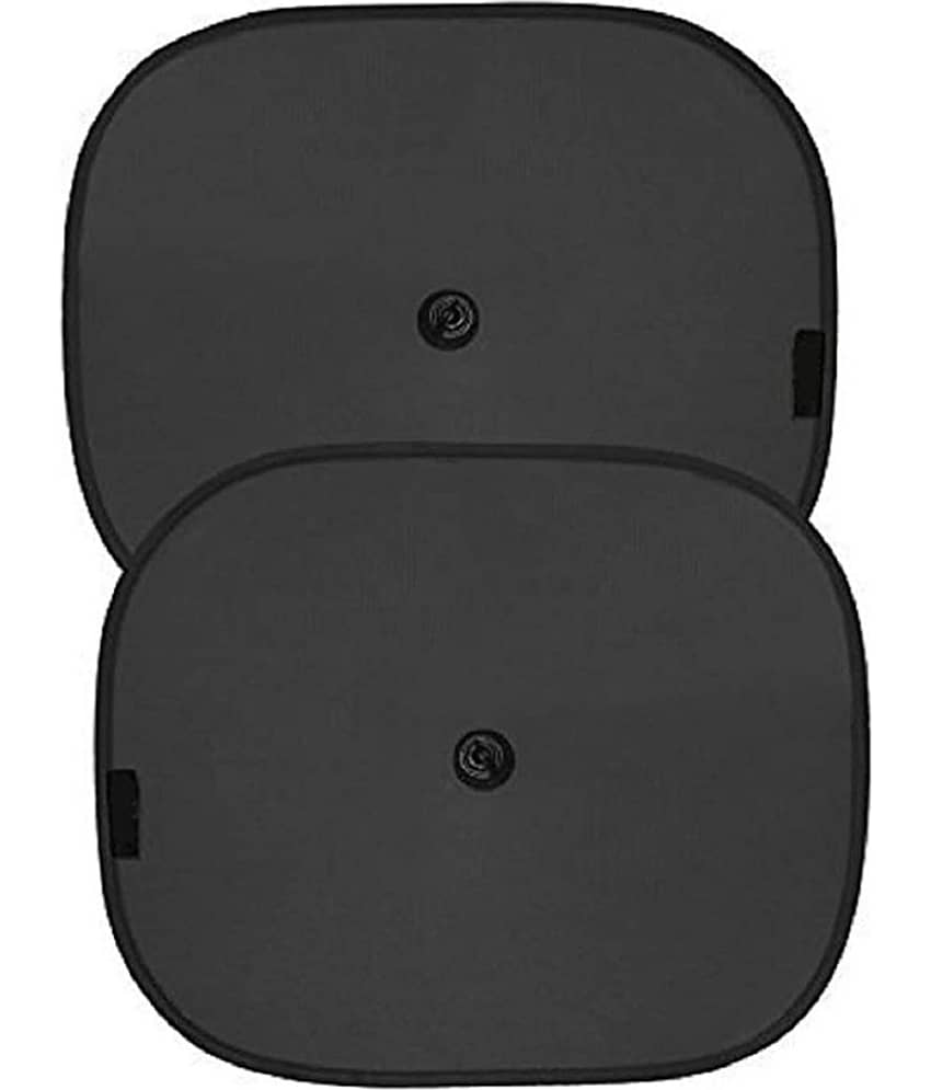 Car Sun Shade for Side Windows (Black) Pack of 2
