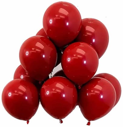 Garnett Red Premium Latex Balloons 10" - 50PC