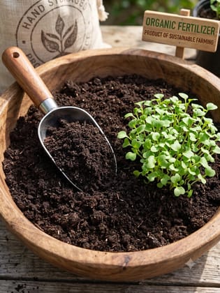 Raja Bhoj Farms Vermi Compost Organic Plant Fertilizer 1 Kilogram