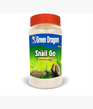 Green Dragon Snail & Slug Killer for Organic Gardening. Make 160 LTR Ready to use Spray Mixture, SnailGo Powder can be Sprinkled with Hands. Available in a Pack of 2 Also