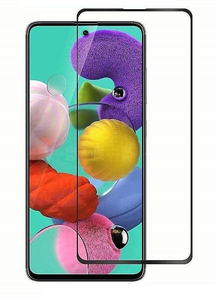 PLUGTECH Advanced Tempered Glass With Anti-Explosion 9H Hardness Edge-To-Edge Coverage Screen Guard for SAMSUNG A71 4G