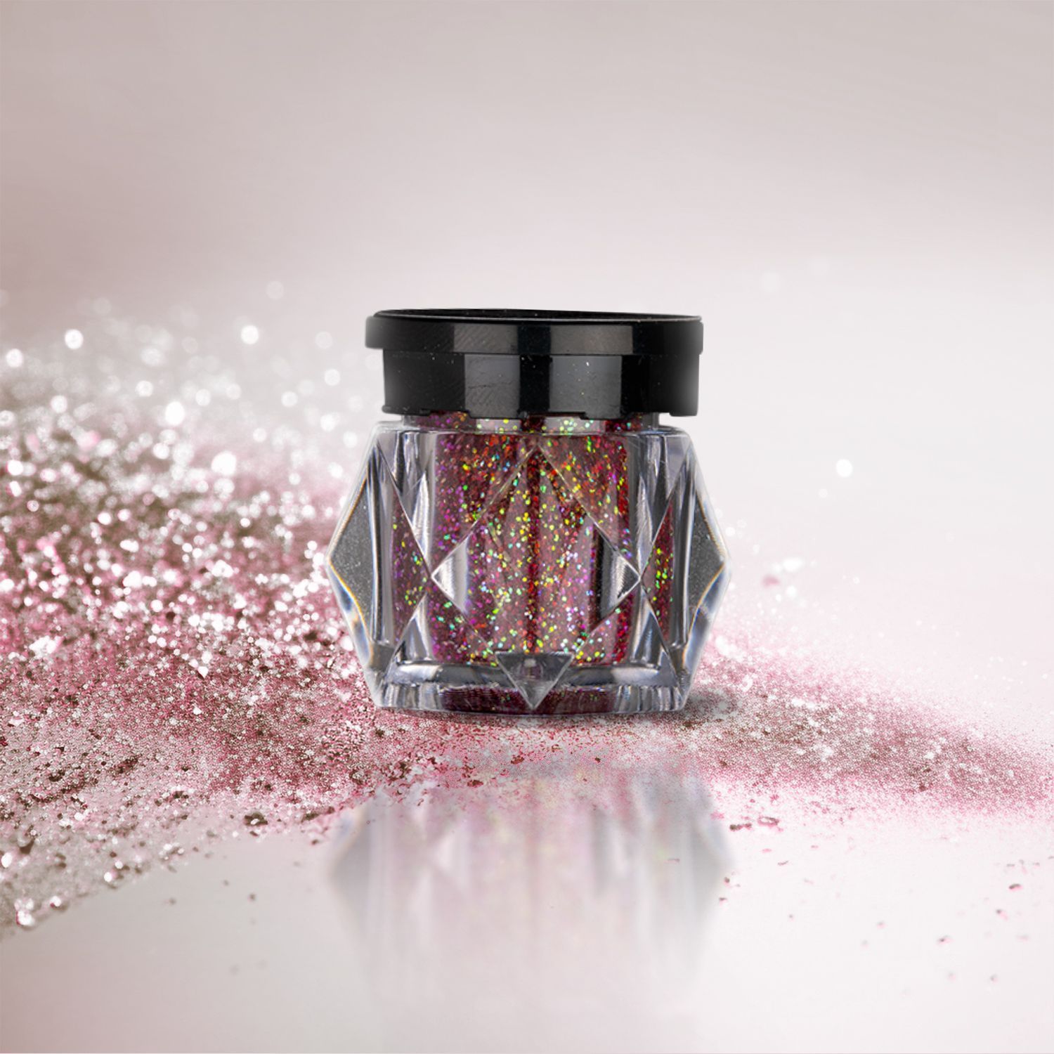 BOBI Holographic Red Duo Chrome Glitter Gel Eyeshadow (10gm)