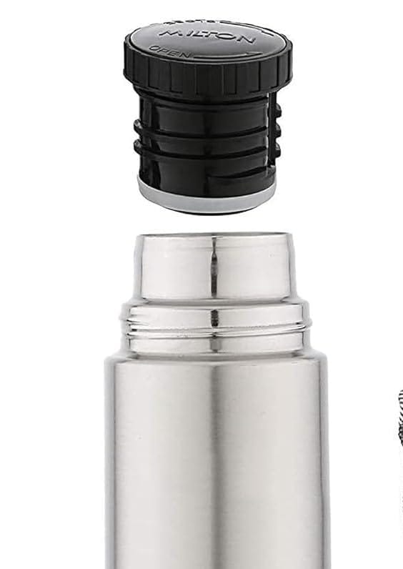 Spare Lid for Milton Thermosteel Bottle  500ml | Leak-Proof Plain Cap | Compatible with Hot & Cold Vacuum Flask | BPA-Free, ISI Certified