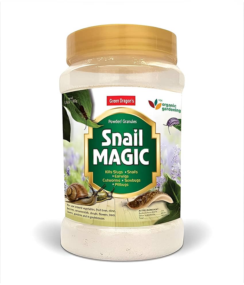 Green Dragon's Home Solutions | Natural & Organic | Snail Magic, Garden Slug & Snail Control Powder - 800G | 0% Chemicals 100% Effective
