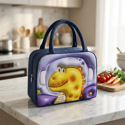 Insulated Lunch Bag for Kids  Portable Thermal Food Storage Bag for School, Picnic & Travel (1 Pc | Random Design)