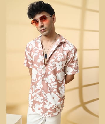 Rigo Rayon Relaxed Fit Printed Half Sleeves Men's Casual Shirt - Multicolor 1 ( Pack of 1 )