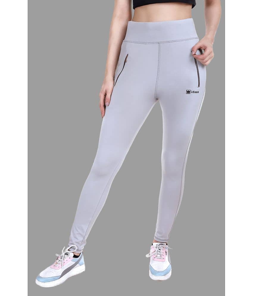 IDASS - Lycra Slim Fit Light Grey Women's Jeggings ( Pack of 1 )
