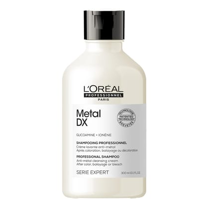 LOreal Professionnel Serie Expert Metal DX Anti-Metal Cleansing Cream Shampoo, 300ml LOreal Professionnel Serie Expert Metal DX Anti-Metal Cleansing Cream Shampoo, 300ml